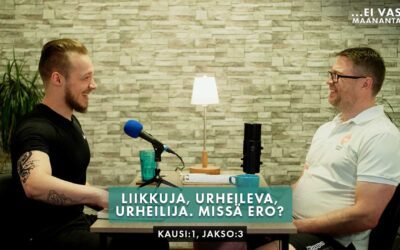 Urheilija, urheileva, liikkuja, liikkuva, normaali…?